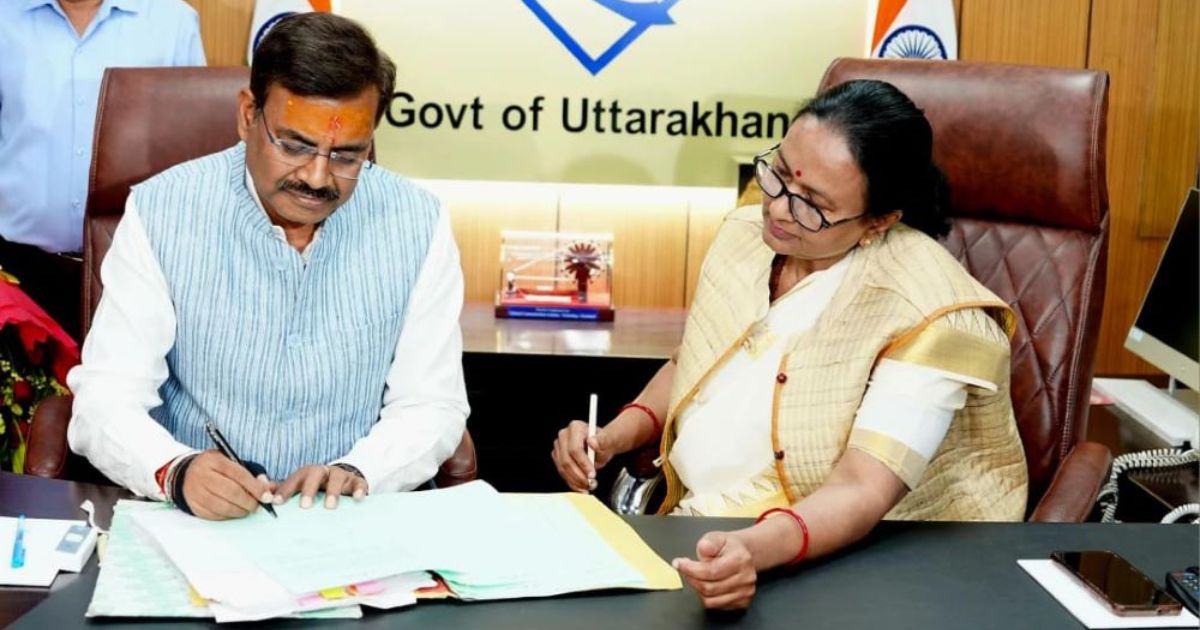 आनन्द बर्द्धन ने उत्तराखंड के प्रमुख सचिव का पदभार संभाला