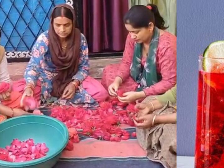 बुरांश के बाद अब गुलाब के शरबत से अपनी आर्थिकी को मजबूत कर रही है महिलाएं