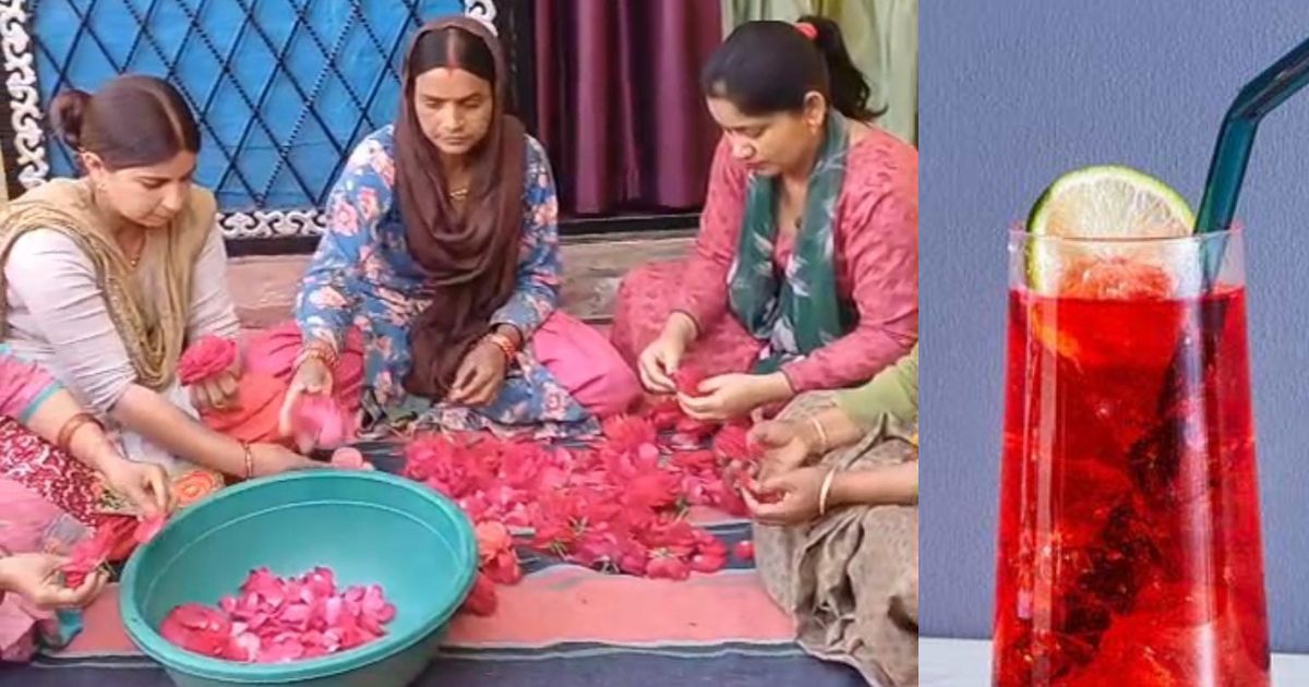 बुरांश के बाद अब गुलाब के शरबत से अपनी आर्थिकी को मजबूत कर रही है महिलाएं