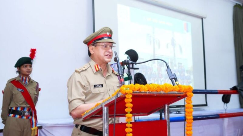 कुलपति डॉ. एमएस चौहान मानद कर्नल कमांडेंट की उपाधि से हुए सम्मानित