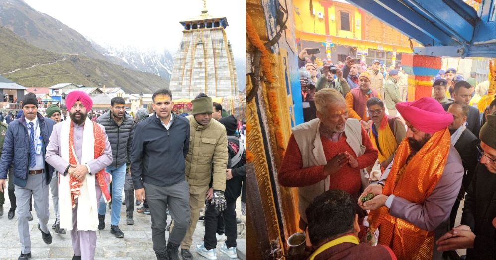 राज्यपाल ने भगवान बद्री-केदार के दर्शन कर देश की सुख समृद्धि की कामना