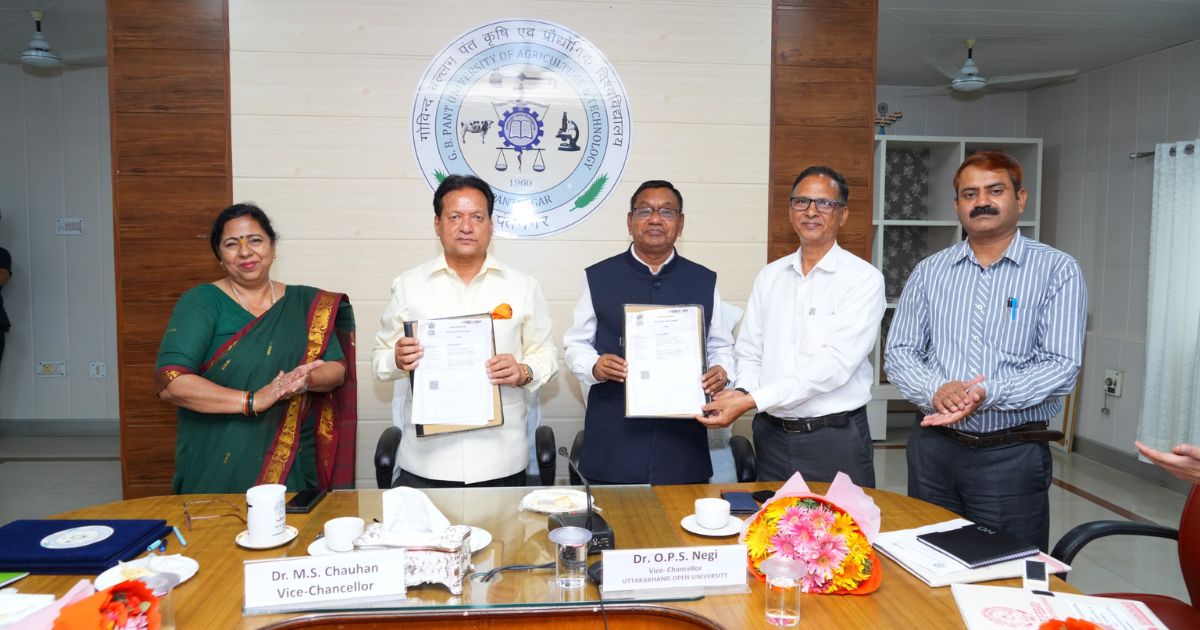 जीबी पंत विश्वविद्यालय का उत्तराखण्ड मुक्त विश्वविद्यालय तथा नेक्सीकान कम्पनी के साथ करार