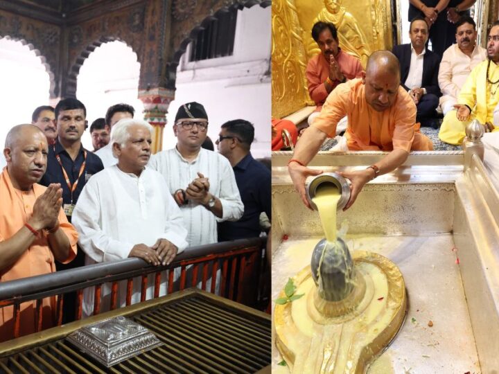 सीएम योगी ने किया बाबा विश्वनाथ का दर्शन-पूजन, संकट मोचन हनुमान जी के चरणों में भी लगाई हाजिरी