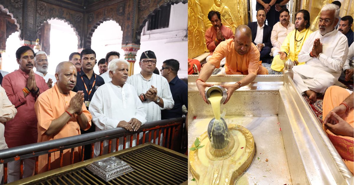 सीएम योगी ने किया बाबा विश्वनाथ का दर्शन-पूजन, संकट मोचन हनुमान जी के चरणों में भी लगाई हाजिरी