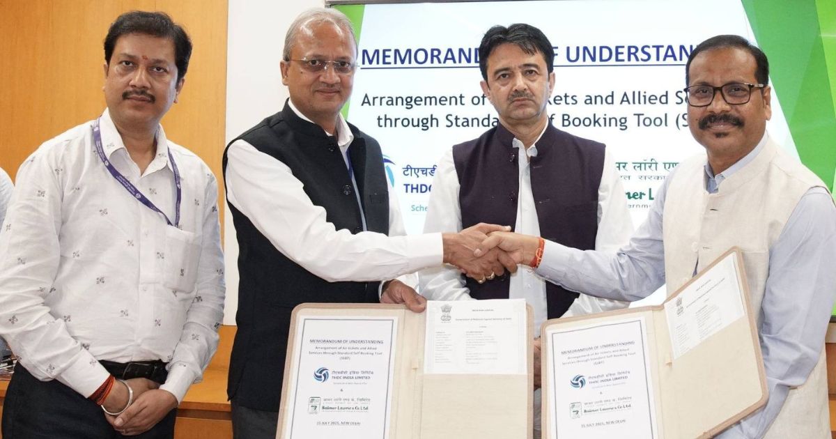 टीएचडीसी और बालमर लॉरी एंड कंपनी के बीच एसएसबीटी के शुभारंभ हेतु समझौता