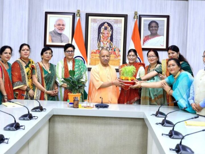लोकपर्व हरेला पर पर्वतीय महापरिषद के सदस्यों की सीएम योगी से भेंट