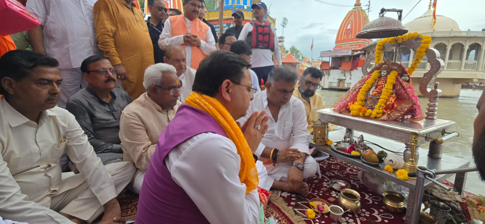 सीएम धामी ने नदी उत्सव में नदियों की निर्मलता और स्वच्छता का लिया संकल्प