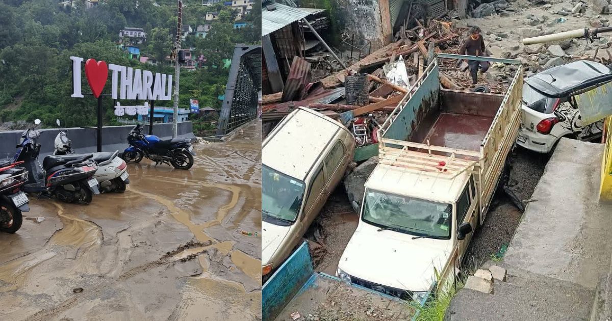बादल फटने से थराली में मची तबाही, जनजीवन अस्त-व्यस्त