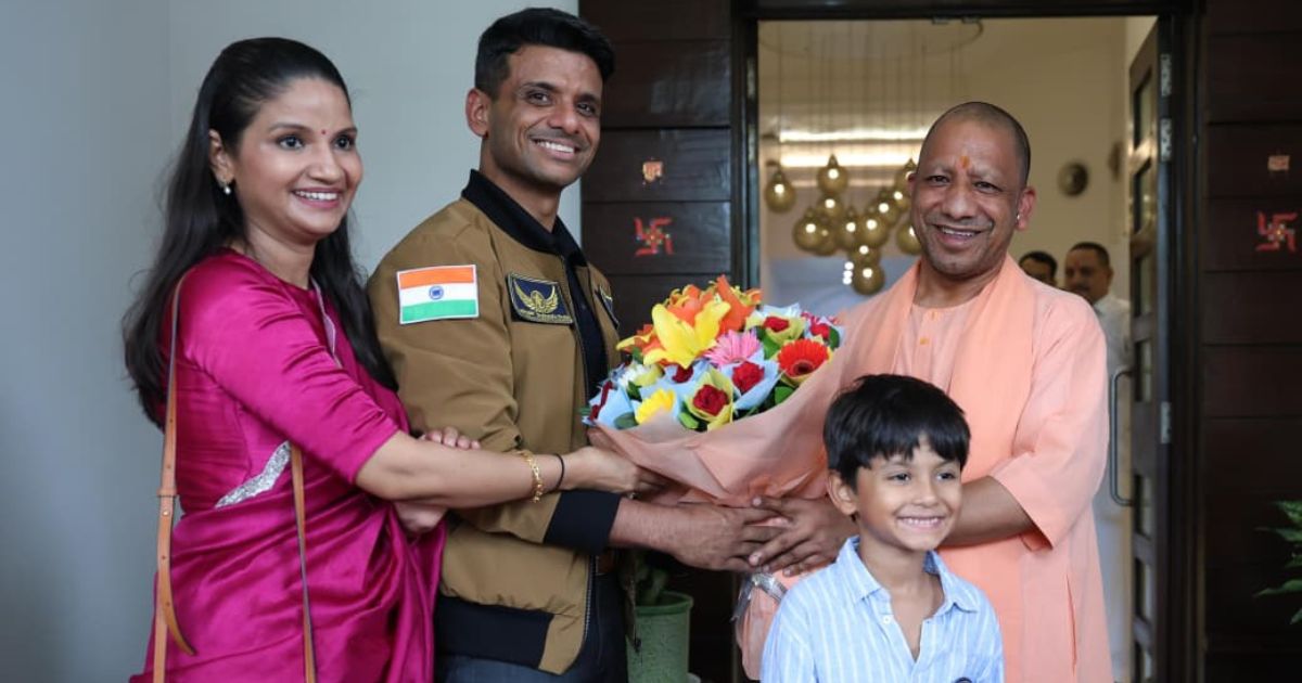 सीएम योगी ने ग्रुप कैप्टन शुभांशु शुक्ला के नाम पर स्कॉलरशिप का किया ऐलान