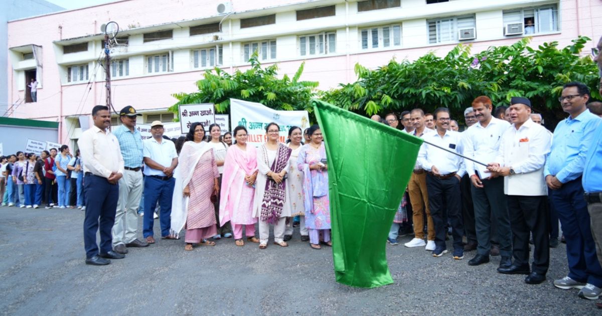 विश्वविद्यालय में मोटे अनाजों के प्रति जागरूकता रैली का आयोजन