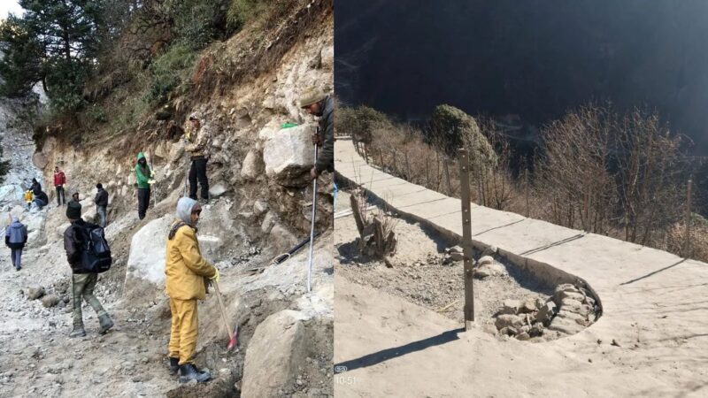 केदारनाथ यात्रा मार्ग को मिली नई सौगात: भीमबली–गरुड़ चट्टी पैदल मार्ग हुआ पूर्ण