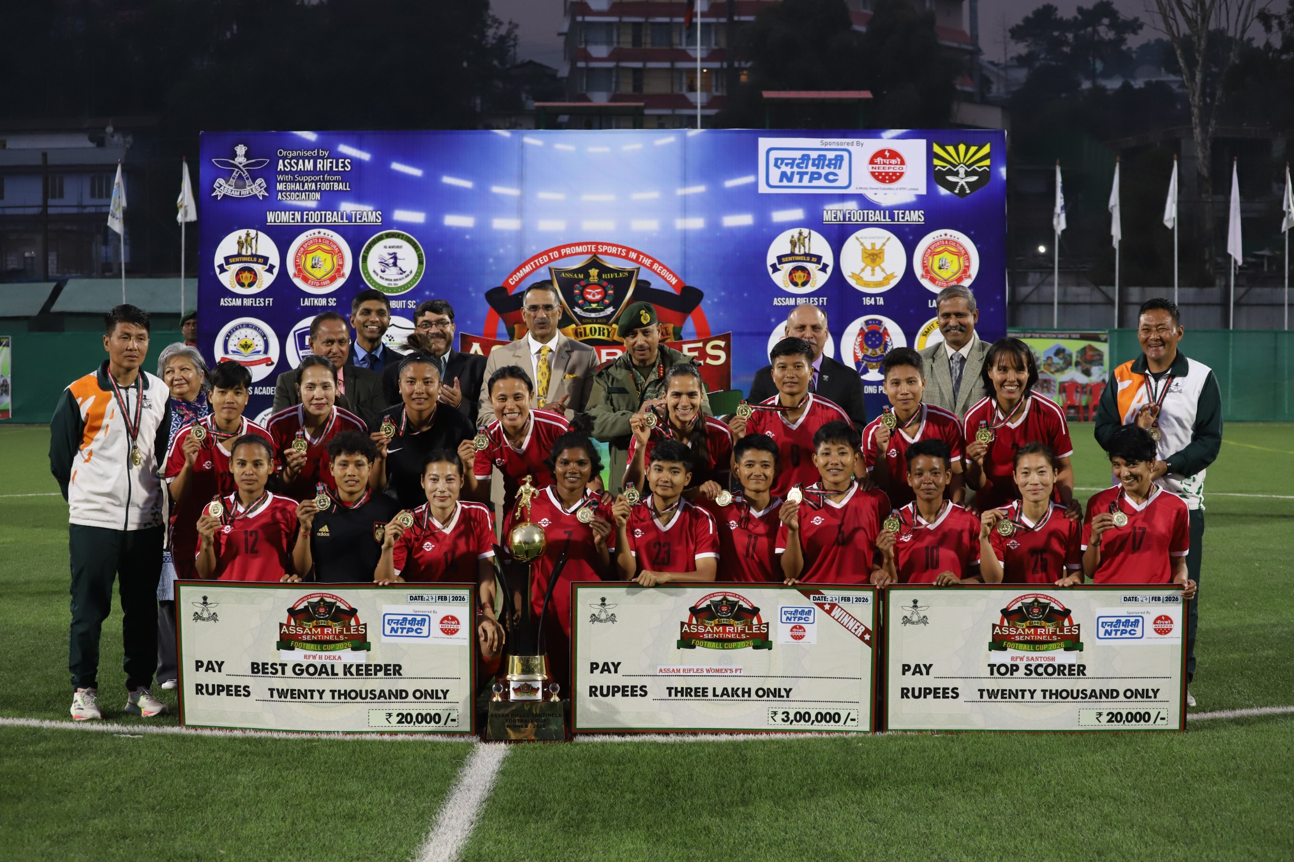 शिलांग में सेंटिनल्स कप 2026 का भव्य समापन