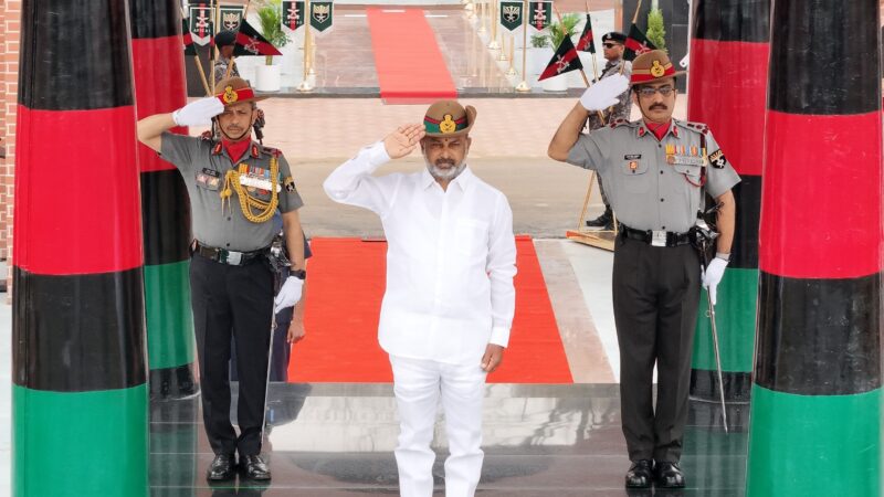गृह राज्य मंत्री ने असम राइफल्स की पासिंग-आउट परेड की ली सलामी