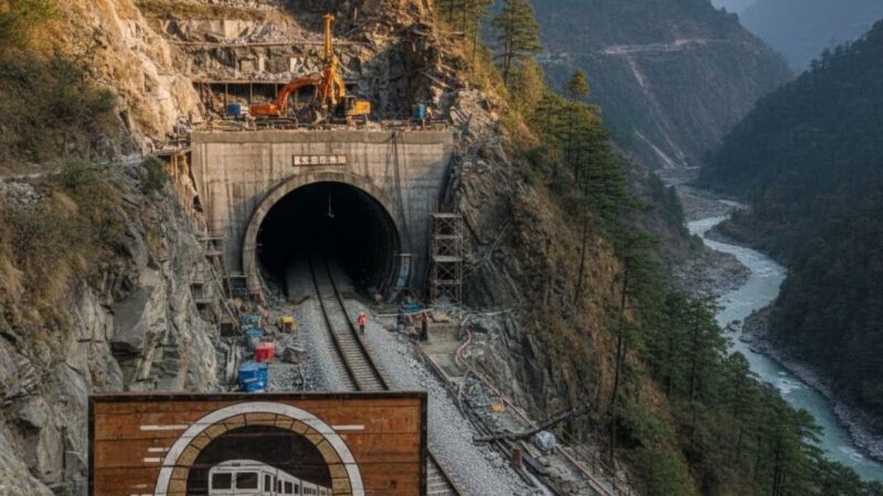 पहाड़ों के बीच तकनीक का चमत्कार: उत्तराखंड में बन रहा फ्लोटिंग टनल जंक्शन