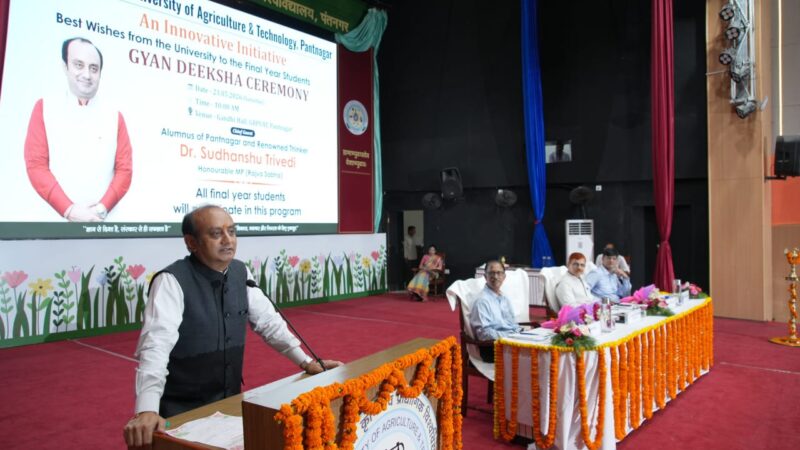 डॉ. सुधांशु त्रिवेदी ने युवाओं को शोध और स्टार्टअप की ओर किया प्रेरित