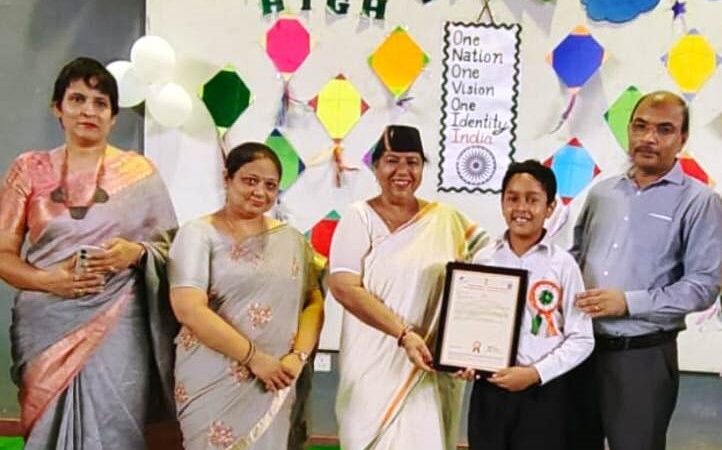 पंतनगर के कक्षा 6 के छात्र व्योम केसरवानी के अनूठे आविष्कार को मिला डिजाइन पेटेंट