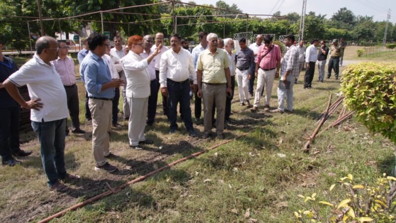 कुलपति ने किया 120वें अखिल भारतीय किसान मेले की तैयारियों का निरीक्षण